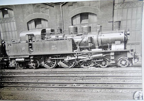 Carte photo cpa train - photo,