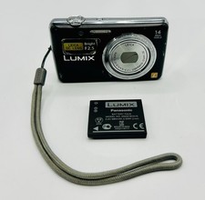 Panasonic Lumix DMC-FS41 14.1MP Digital Camera Black With Battery-Tested Works