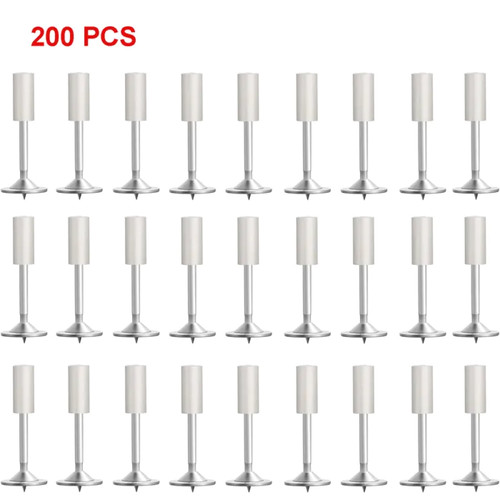 200 clous ronds acier 3mm - clous, 7.3mm