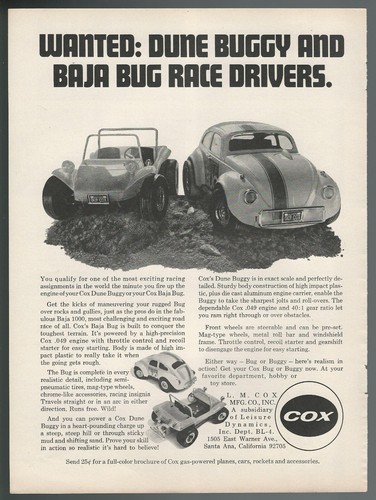 1972 cox dune buggy - cox,