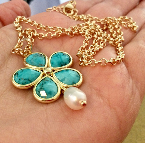 Turquoise-Plaqué