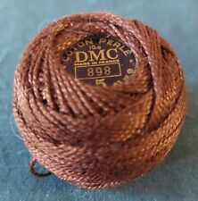 Bobine coton perlé DMC marron