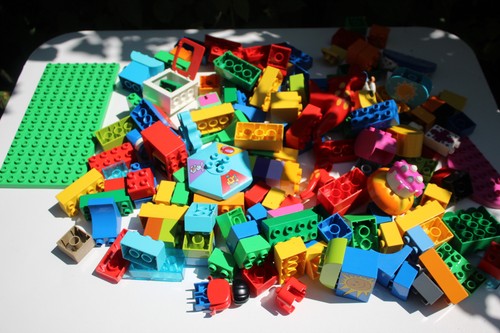 Lot lego duplo brique - lot, jaune