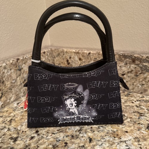 Betty boop black handbag purse - boop,