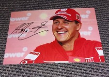 MICHAEL SCHUMACHER # SCUDERIA FERRARI RACING F1 - SIGNED PHOTOGRAPH (PRINT) (6)