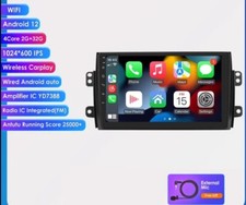 Radio 2 Din 9" Pour Fiat