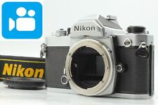 ?VIDEO??Near MINT? Nikon FM Silver 35mm SLR Film Camera Body From JAPAN