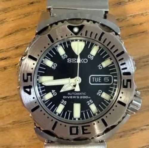 Montre automatique seiko noire - automatique,