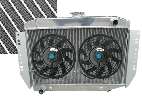 Alum radiator fans pour jeep - alum,