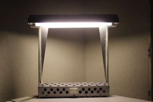Lampe table aluminium - table,
