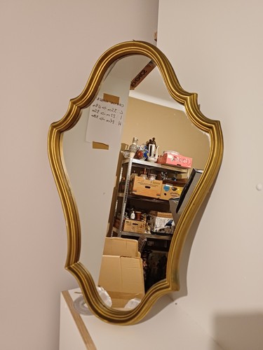 Miroir doré baroque - miroir,