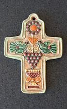 SUPERBE CROIX MURALE EN