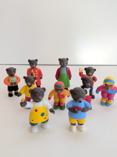 Lot figurines petit ours - lot, brun