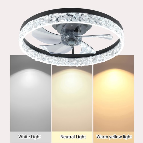 Modern fan lights flush - modern,