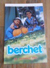 BERCHET CATALOGUE 1994 JOUETS