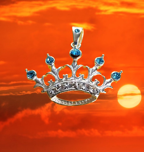 Pendentif couronne i - pendentif,