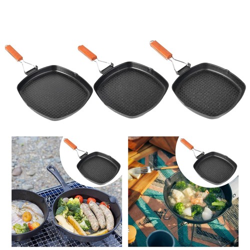 Poêle grill non adhésive - adhésive, fer