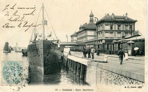 Carte calais gare maritime - calais,