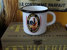 MUG Plaque émaillée BIERE DU