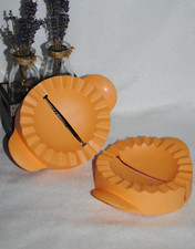 🌟TUPPERWARE  Lot 2 Chaussons Party Grand Moule Orange Empanadas Chausson