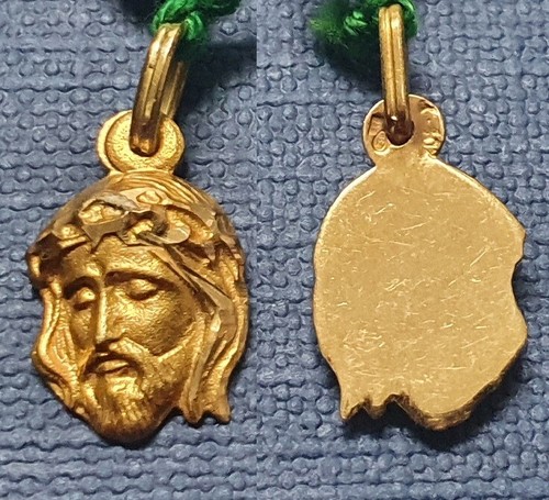 Pendentif tête christ or - pendentif,