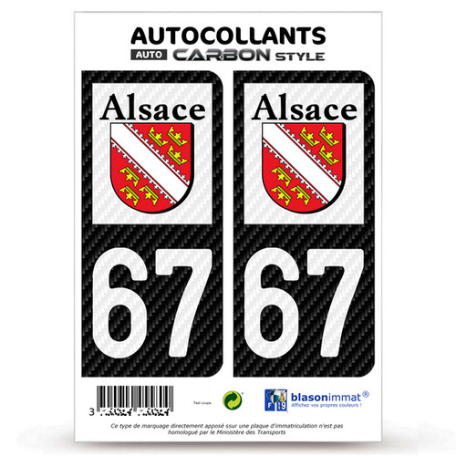 Stickers autocollants plaque - 2,