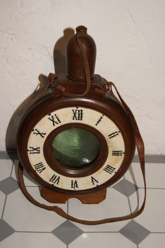 Gourde couronne verre bois - gourde,