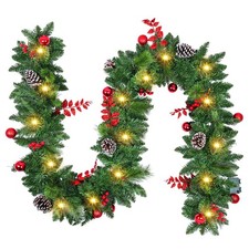2,7m/9ft Guirlande de Noël