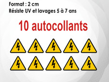 10 stickers autocollant (2 CM)