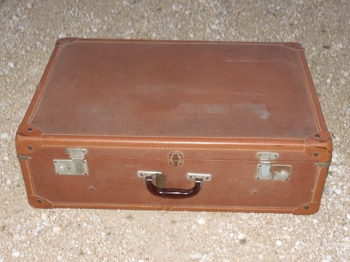 Ancienne valise bois - valise,