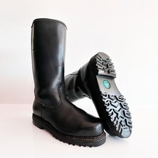 BOTTES POMPIER FRENCH FIREMAN BIKER BOOTS EU43 US9 UK8.5 BLUF FETISH ROB