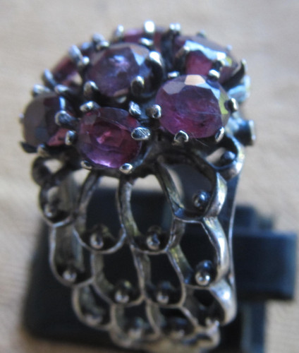 Bague argent 925 pavage - en,
