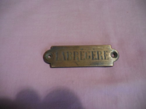 Plaque cuivre labregere - cuivre,