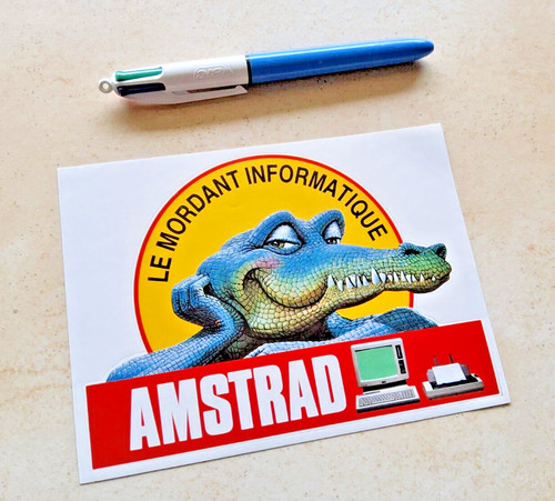 Autocollant amstrad pcw8512 - amstrad,