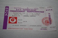 Ticket )) RSC ANDERLECHT V