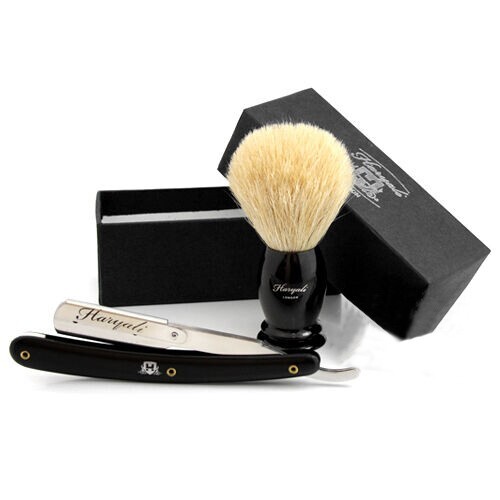 Droit coupe rasoir blaireau - coupe,