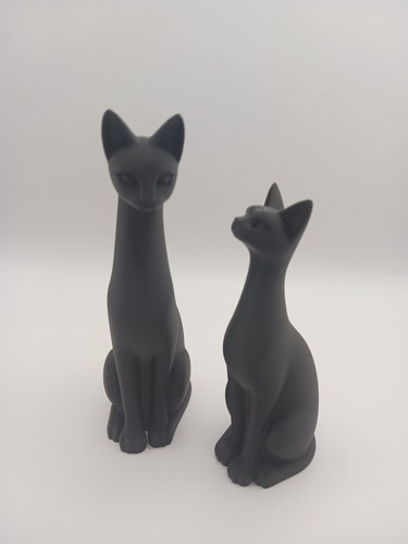 Lot figurines chats noirs - de, 2