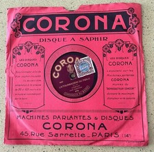 Disque 78 tours Corona La