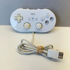 OEM Official Nintendo Wii Classic Controller White RVL-005 UTESTED FAST SHIPPING