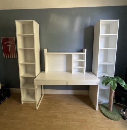 Bureau blanc ikea autoportant - ikea,