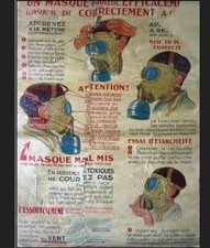 GUERRE 39/45. AFFICHE. MASQUE