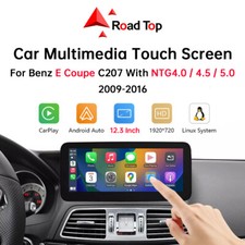 12.3'' Wireless Carplay Touch Screen AndroidAuto For Benz E Coupe C207 2009-2016