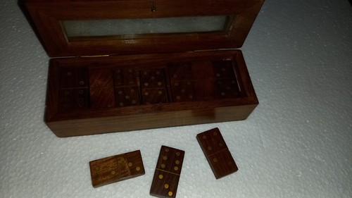 Jeu dominos coffret - de, en