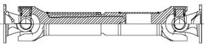 Arbre transmission pour - arbre, de