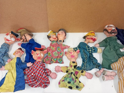 Lot marionnette mains - de,