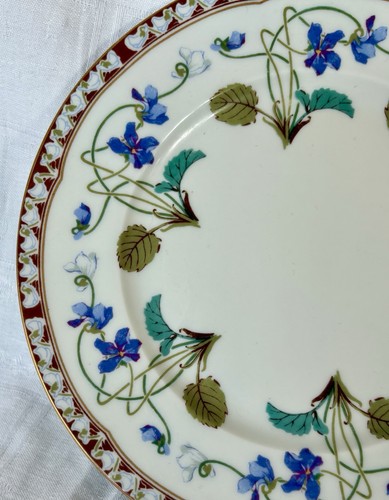 Assiette dessert porcelaine - a,