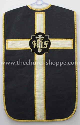 Chasuble noire fiddleback - chasuble,
