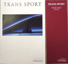 Pontiac Chevrolet Trans Sport brochure brochure from 11/1992 + price list