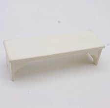 Playmobil white bench