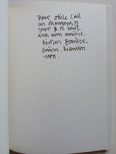 Nicolas bouvier dehors et - bouvier,